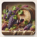 Recherche de vin rouge dessous de verres Vignoble