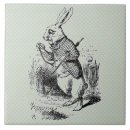 Recherche de lapin blanc carreaux Antique