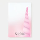 Recherche de unicorn post its Rose