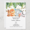 Recherche de animaux 16x22 invitations Forêt