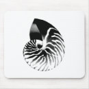 Recherche de coquille nautilus tapis souris Blanc