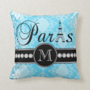 Recherche de noir et bleu coussins Girly
