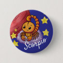 Recherche de signes du zodiaque badges Scorpion