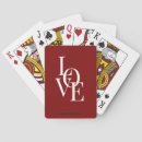 Recherche de amour jeux de cartes Monogramme