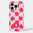 Recherche de fraise iphone coques Rose
