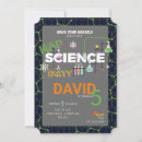 Recherche de la science invitations Garçon