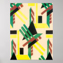 Recherche de motif triangles posters Géométrie