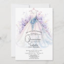 Recherche de blue and purple invitations Élégant