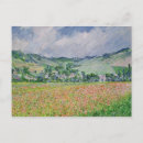 Recherche de pavots de monet cartes postales Paysage