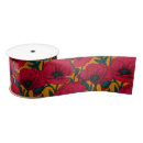 Recherche de pavot rouge rubans Motif