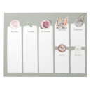 Recherche de pages blocsnotes Liste