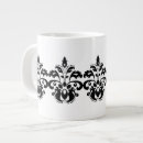 Recherche de motif damassé tasses Élégant