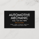 Recherche de mécanicien automobile cartes visite Voitures