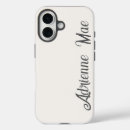 Recherche de écriture de script de nom iphone 16 coques Élégant
