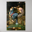 Recherche de nymphe posters John william waterhouse