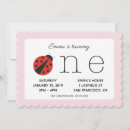 Recherche de coccinelle rose invitations Petite fille