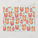 Recherche de motif kawaii cartes postales Mignon