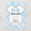 Recherche de bowtie baby shower invitations Bleu
