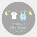 Recherche de combinaison autocollants Baby shower