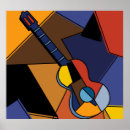 Recherche de peinture de jazz posters Guitare