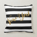 Recherche de rayures coussins Typographie