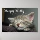 Recherche de somnolent art Chaton