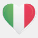 Recherche de amour italie autocollants Drapeau