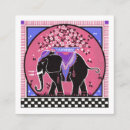 Recherche de éléphants roses cartes visite Pour elle