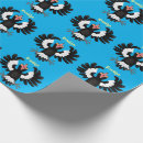 Recherche de oiseaux noirs papier cadeau Pour enfants