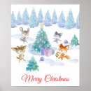 Recherche de joie de noël posters Aquarelle