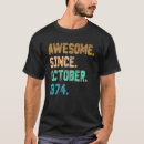 Recherche de 1974 tshirts Octobre