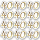 Recherche de gold anniversary autocollants Doré