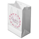 Recherche de baptême sacs cadeaux Rose