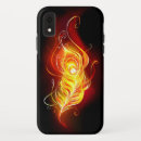 Recherche de oiseau de phoenix iphone coques Noir