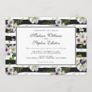 Recherche de motif floral noir blanc invitations Aquarelle