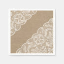 Recherche de toile de jute serviettes Dentelle