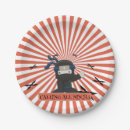 Recherche de arts martiaux assiettes en papier Guerrier