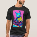 Recherche de tourne disque tshirts Chat