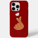 Recherche de coeur rouge iphone coques Je t'aime