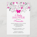 Recherche de papillon baby shower fille invitations Violet