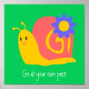 Recherche de escargots colorés posters Heureux