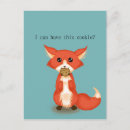 Recherche de renard orange cartes postales Mignon