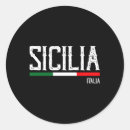 Recherche de sicilienne autocollants Italie