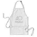 Recherche de anniversaire argenté tabliers Gris