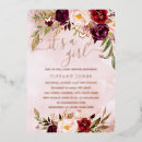 Recherche de burgundy baby shower invitations Rose