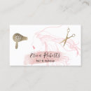 Recherche de soufflement cartes visite Cheveux