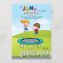 Recherche de trampoline party invitations Saut