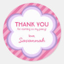 Recherche de rayures violettes autocollants Merci