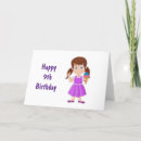 Recherche de 9ème filles anniversaire cartes Petite fille