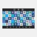 Recherche de katakanas autocollants Langue